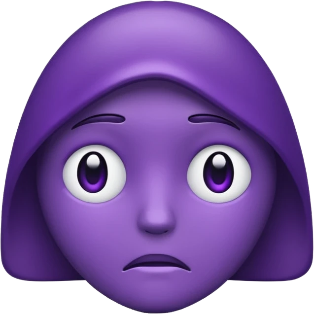grief emoji thats dark purple
 emoji