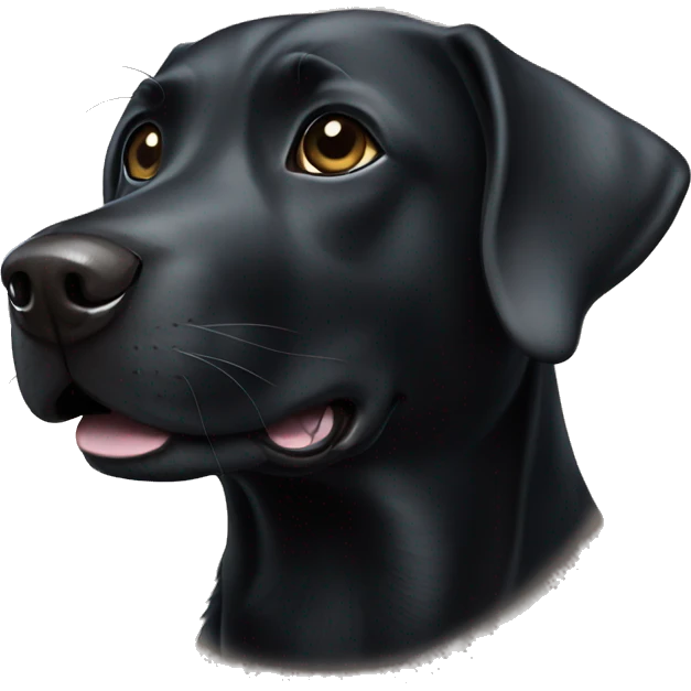 black labrador showing thumbs up emoji