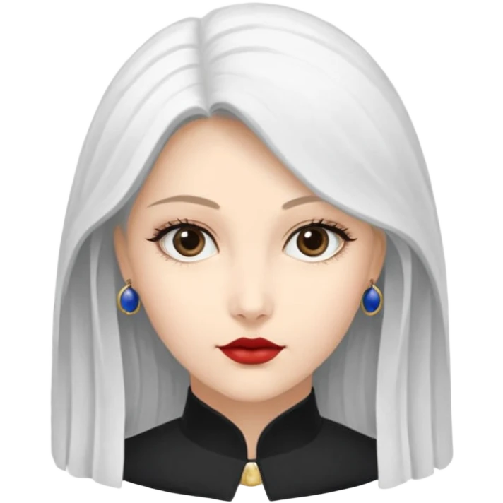 Девушка белокожая на беговой дорожке, с длинными темными волосами, в одежде для йоги - черные лосины, белый короткий топ на тонких лямках, с черными ресницами emoji