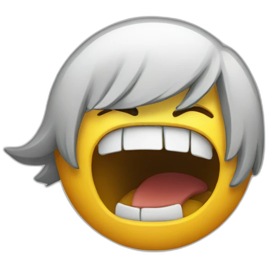 Shout loud emoji