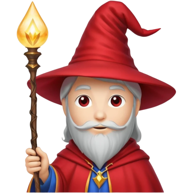 heart with a wizard hat and glowing wand emoji