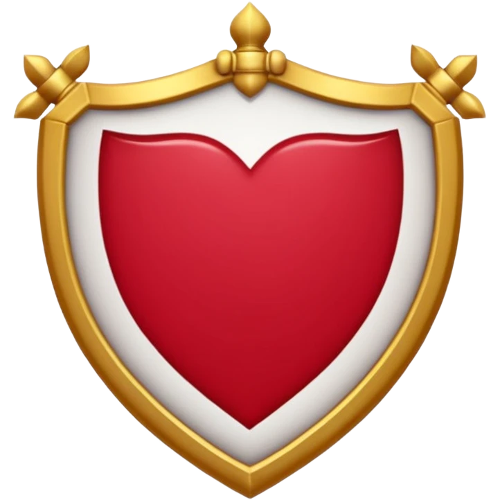 brasão rosa de sangue vermelha emoji