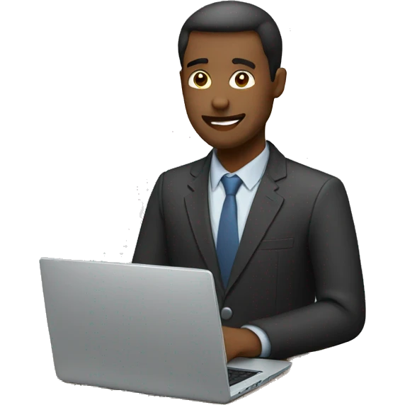 man with laptop emoji