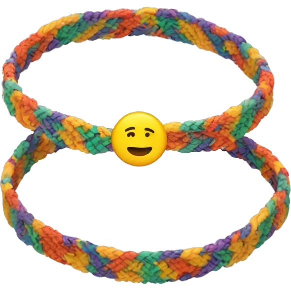 Friendship bracelets emoji