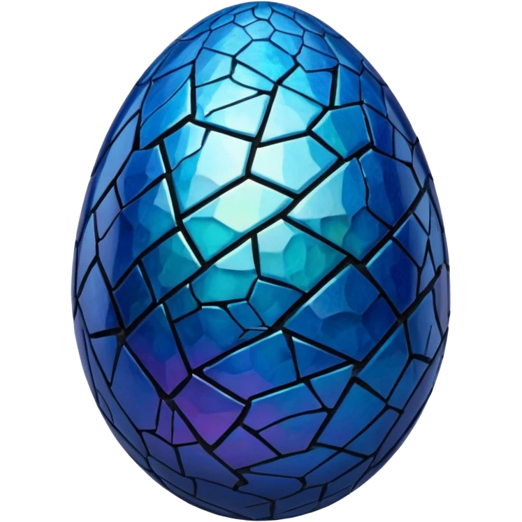 cracked cracked cracked blue dragon egg 3  emoji
