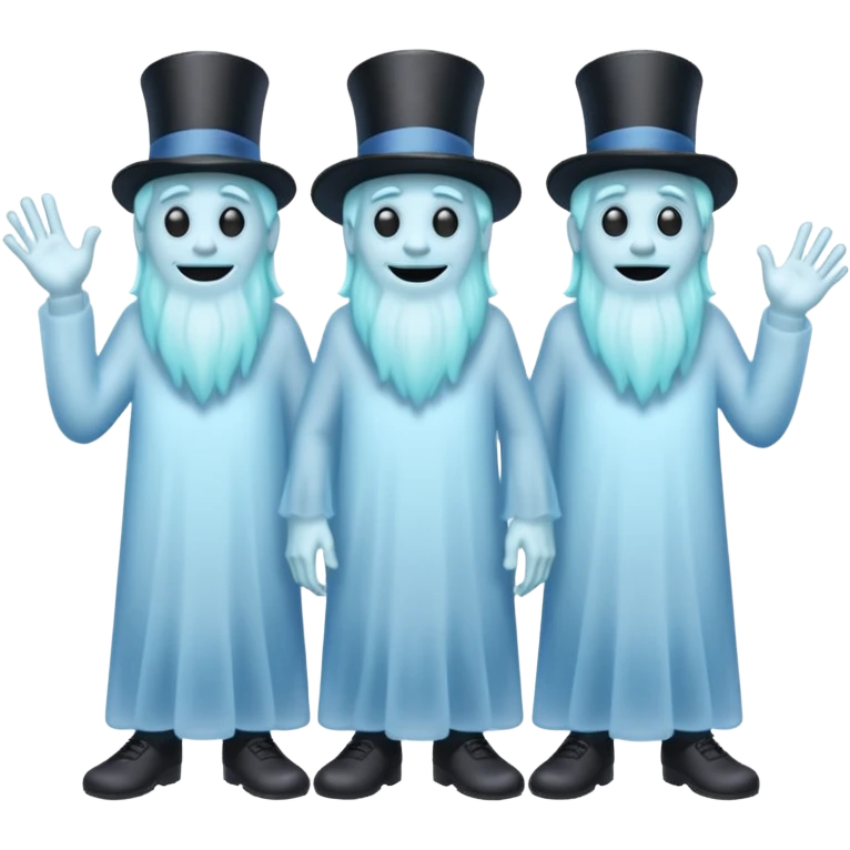 Hitchhiking ghosts emoji