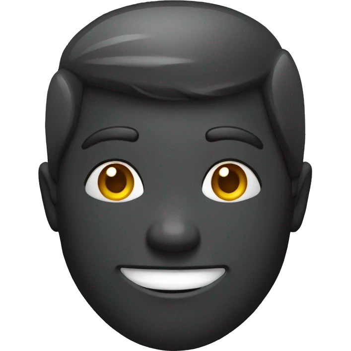 coal smiling emoji