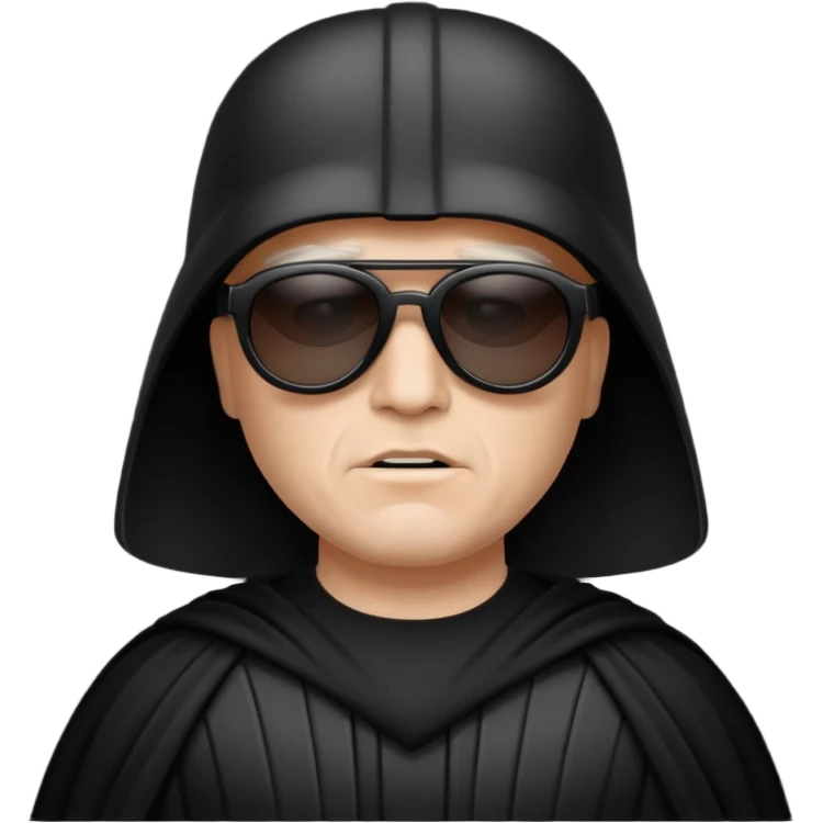 Dark vador Ève-Charlotte des lunnettes noires emoji