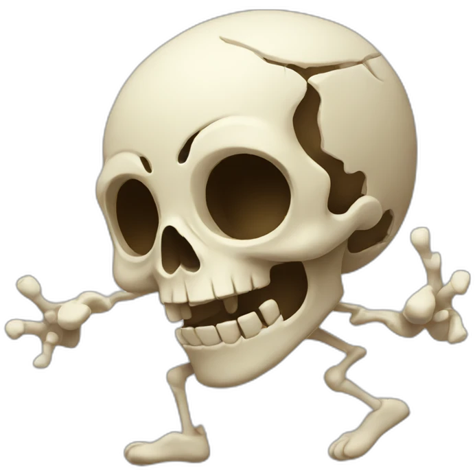 skull dancing emoji