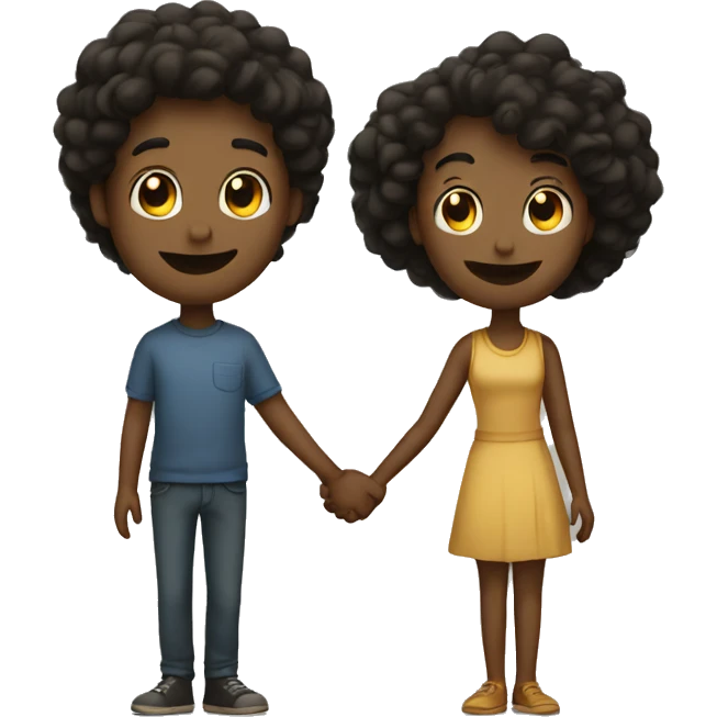 two stars holding hands emoji