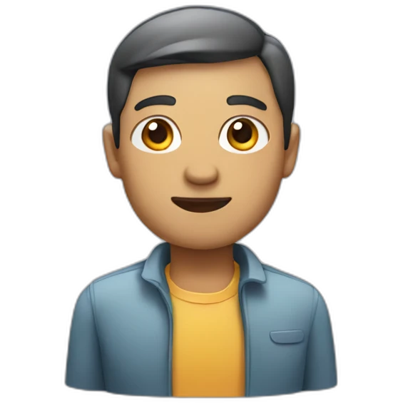 human with upper body of a fish emoji