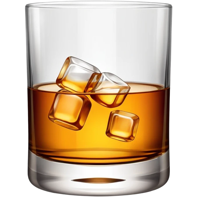 whisky in a noising glass emoji