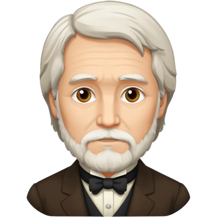 Realistic Ivan Turgenev russian author emoji