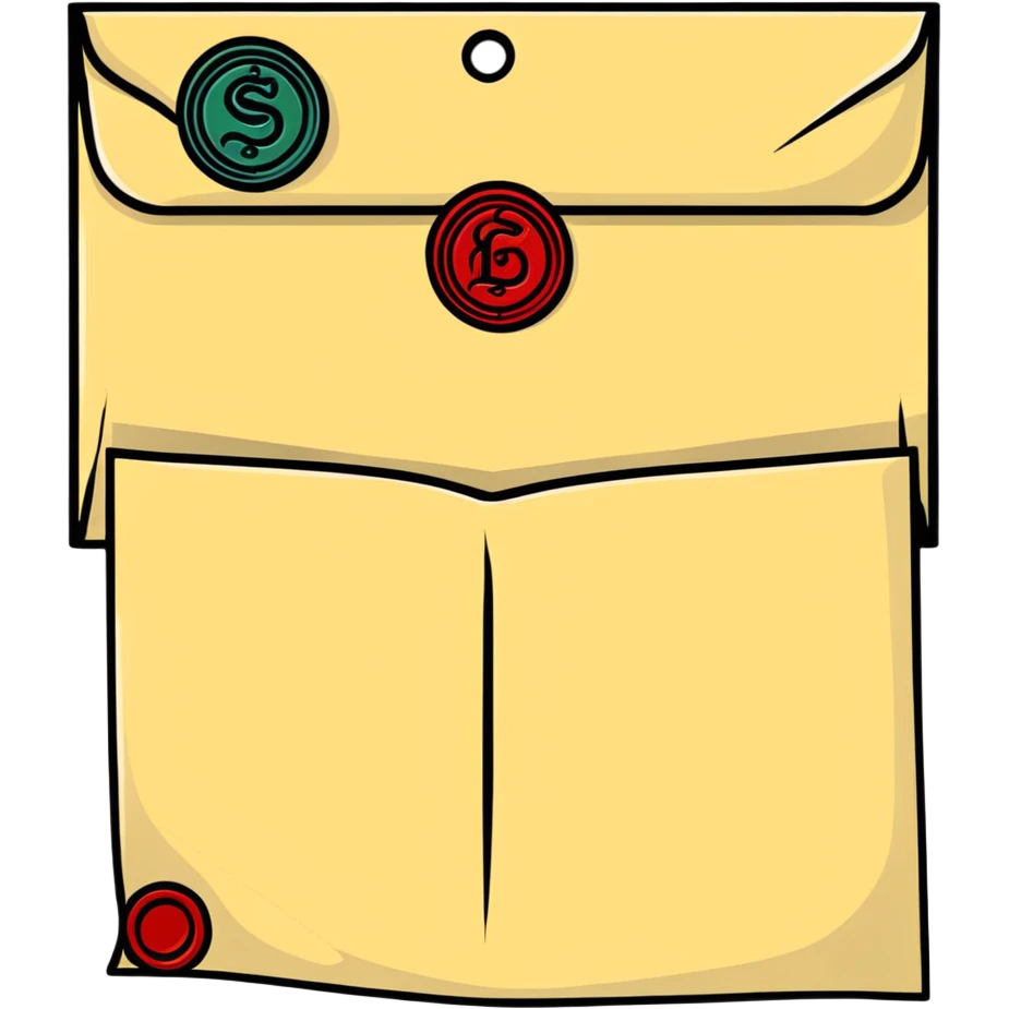 sealed letter with wax seal emoji