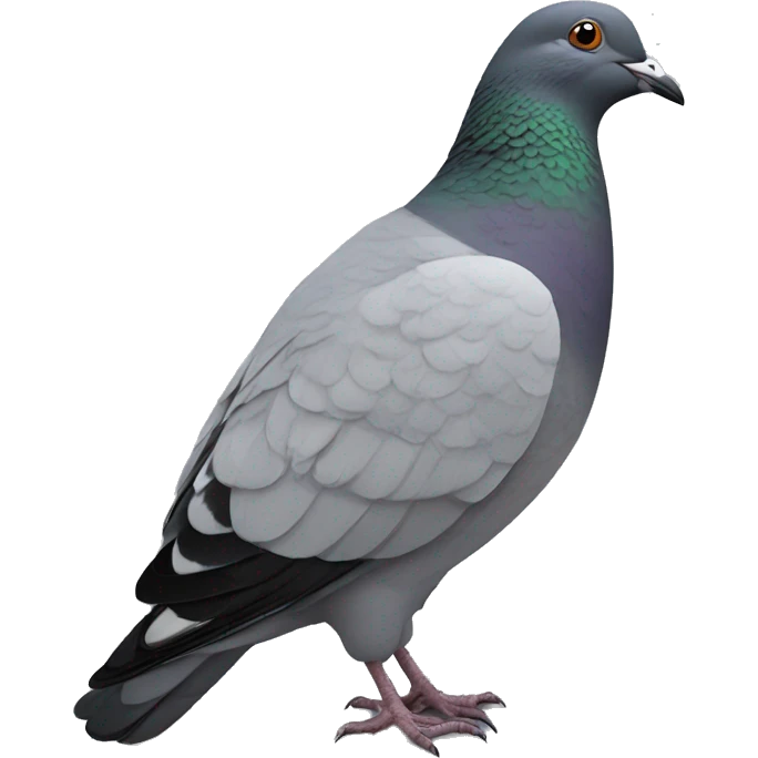 Two fat pigeons emoji
