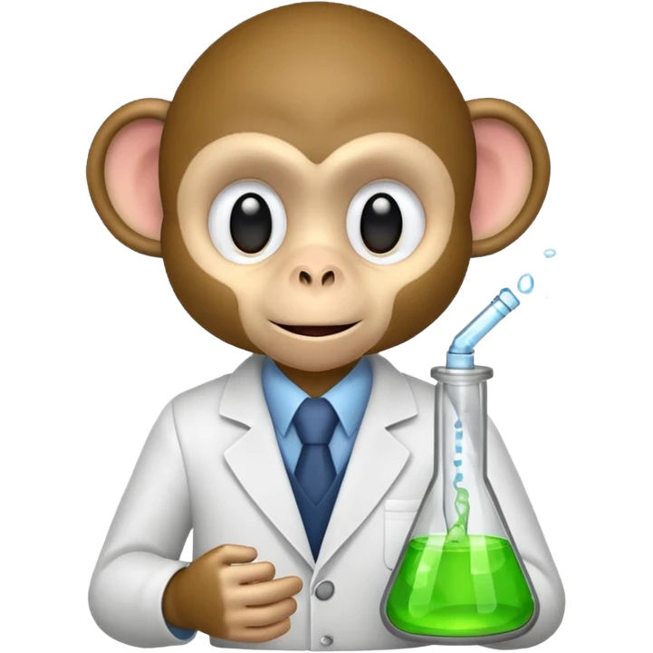 scienist monkey emoji