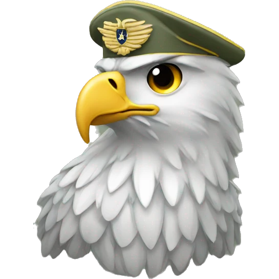 Military rank eagle emoji