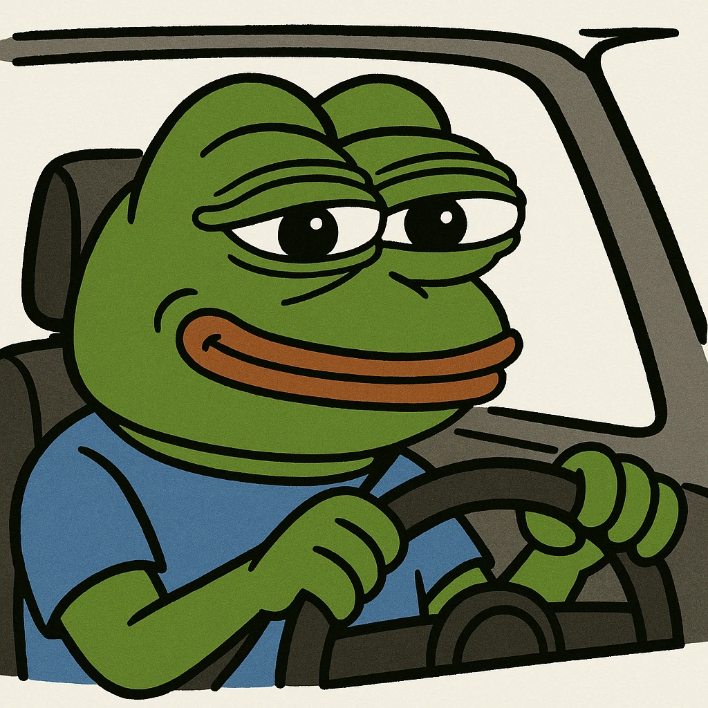 person driving a car emoji