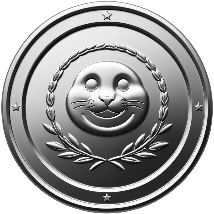 Make a c coin engraved seal  emoji