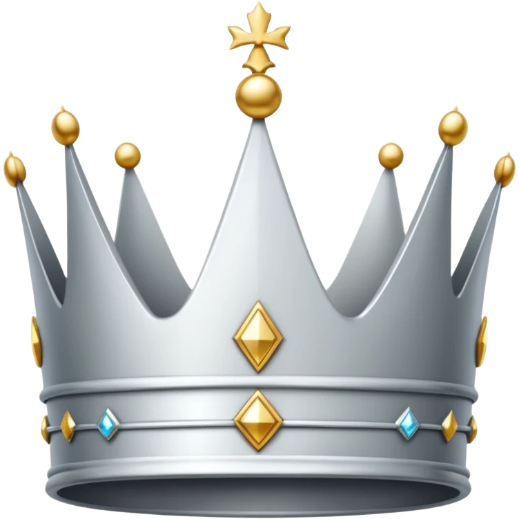 crown + white emoji