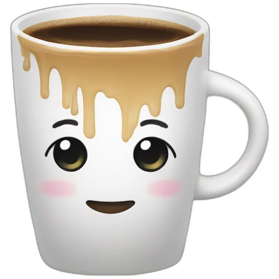 Cute coffee mug emoji