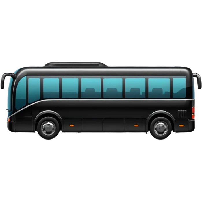 Autobús negro brasileño emoji
