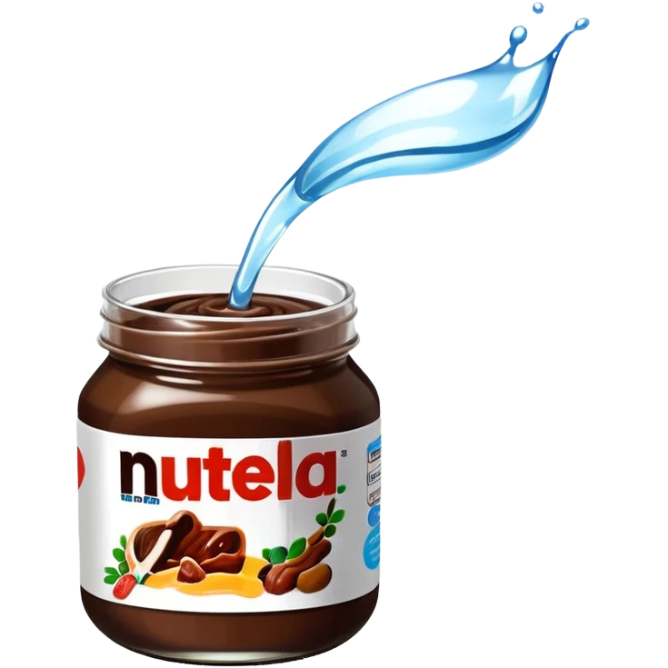 Nutella mit Wasser emoji
