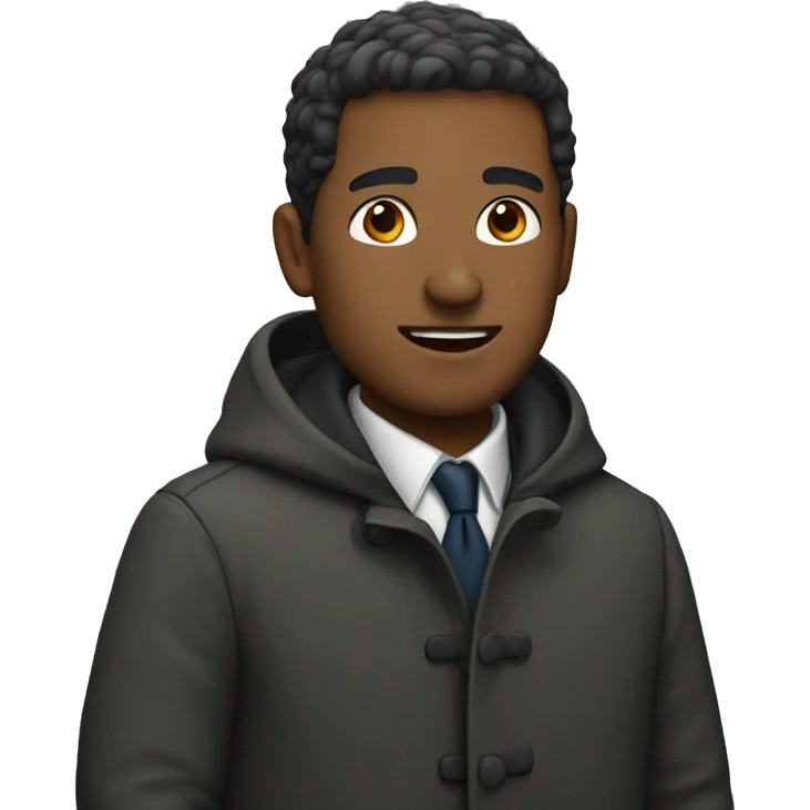 man in a coat emoji