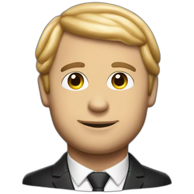 MACRON WITH MACARON emoji