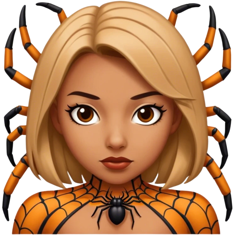 Spider girl emoji