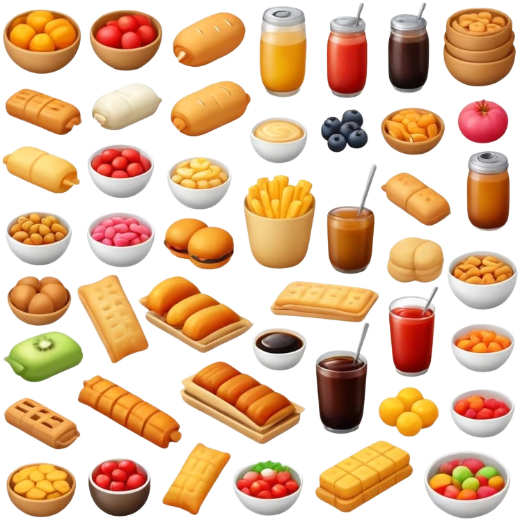 Korean snacks emoji