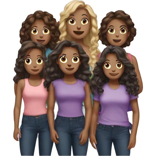 5 sisters emoji