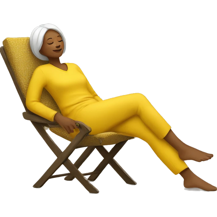 yellow woman relax emoji
