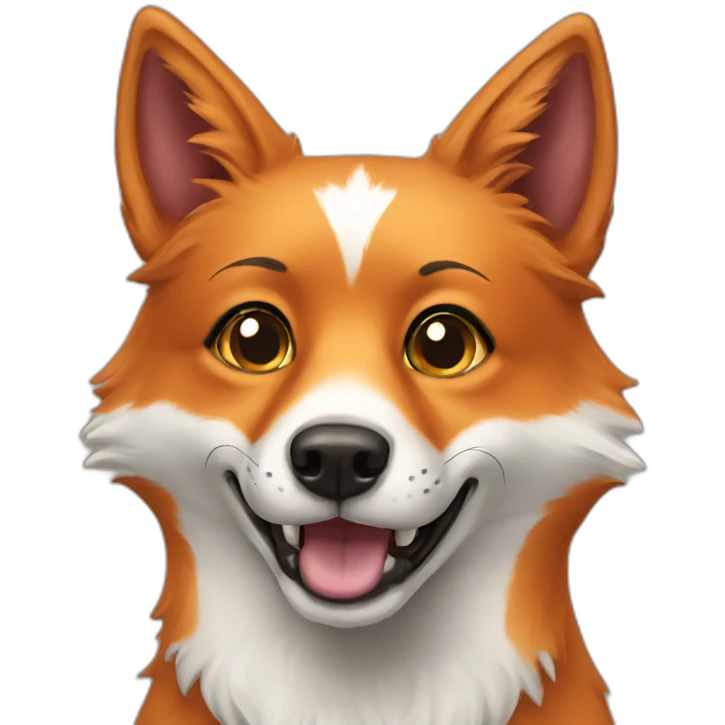 fox dog emoji