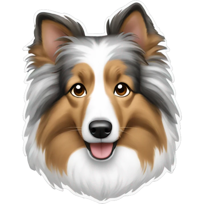 merle sheltie emoji