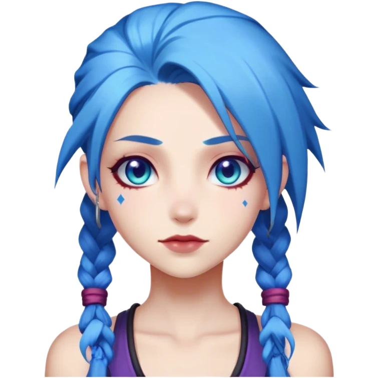 Jinx from League Of Legend emoji