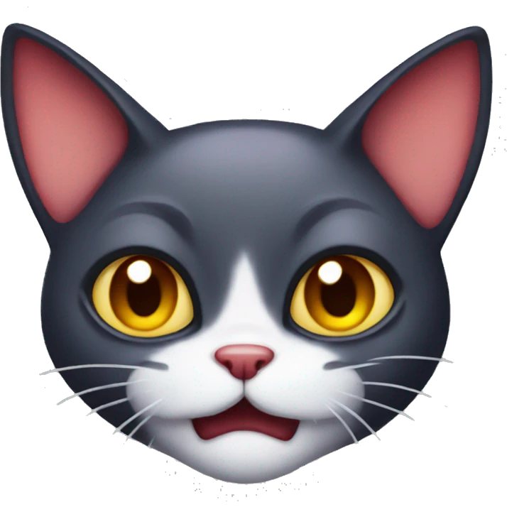 Vampire cat emoji