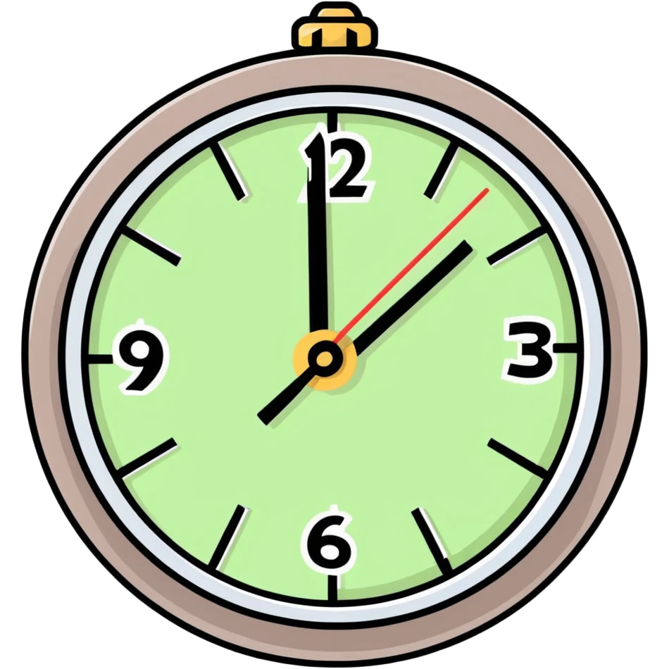 Money clock emoji
