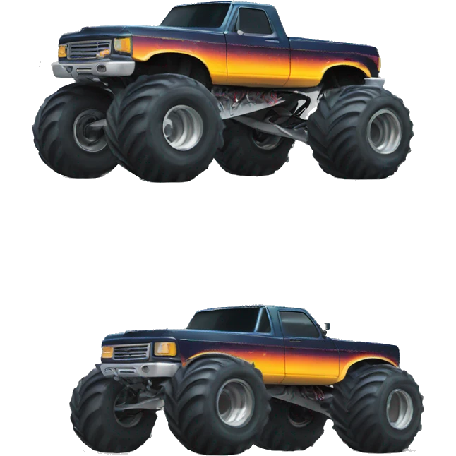 Monster truck emoji
