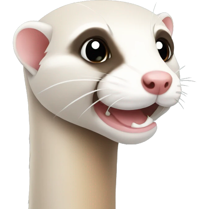 Ferret with a long neck emoji