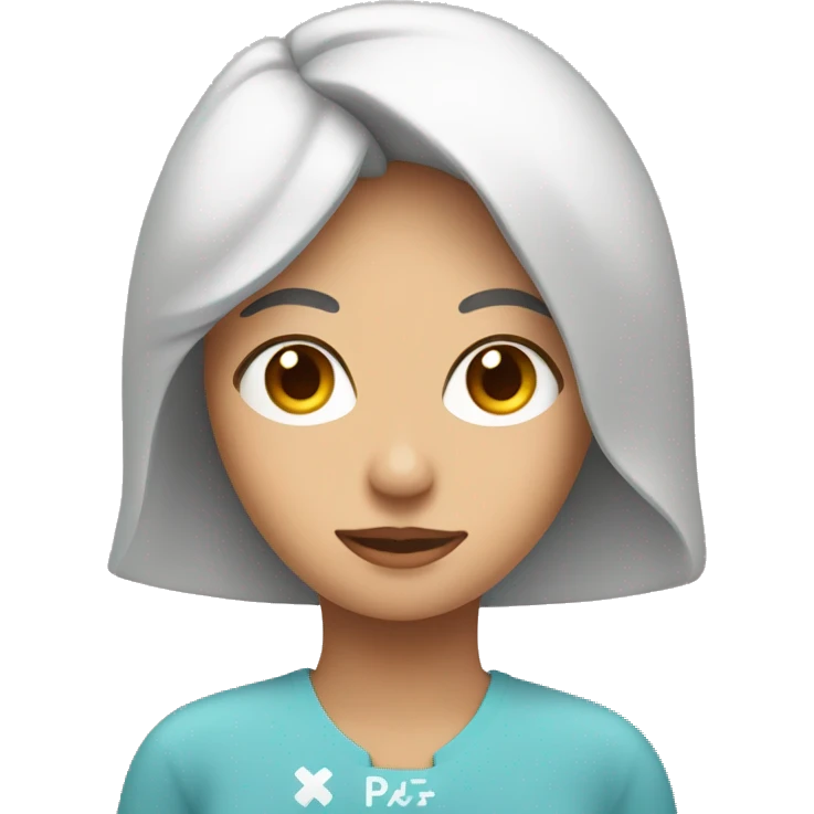 cure woman with love icon and word "SRICHAND" emoji