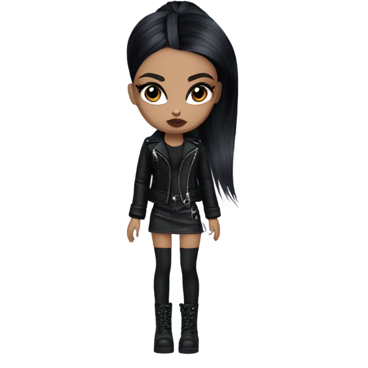 Goth bratz doll emoji