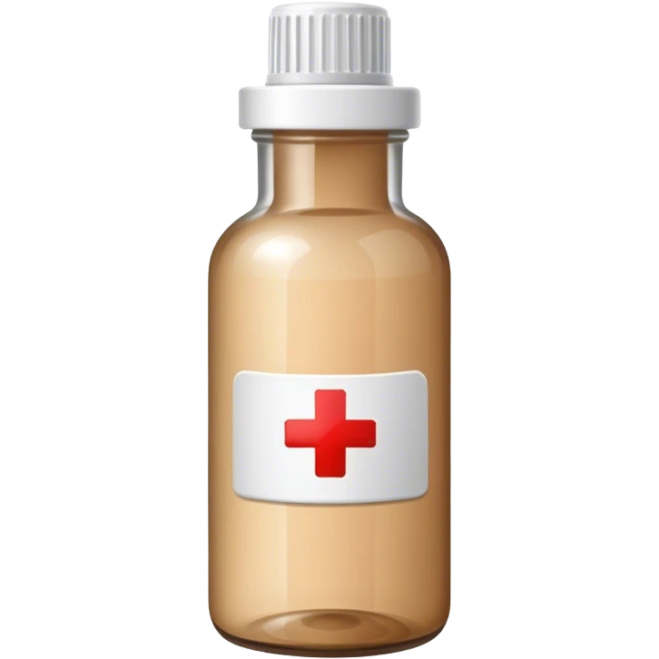 Beige medicin burk  emoji