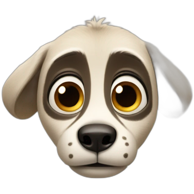 An suricato with pixar style emoji