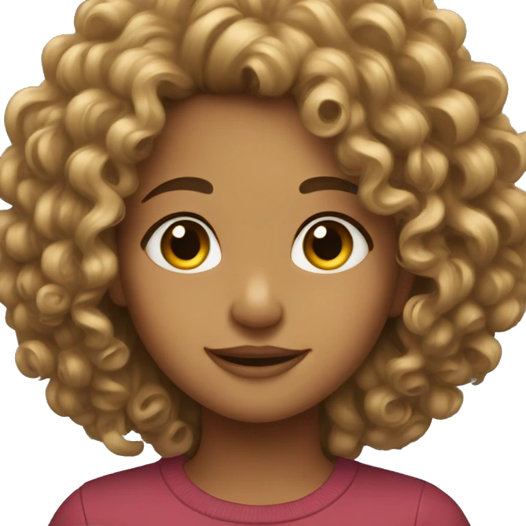 curly girl  emoji