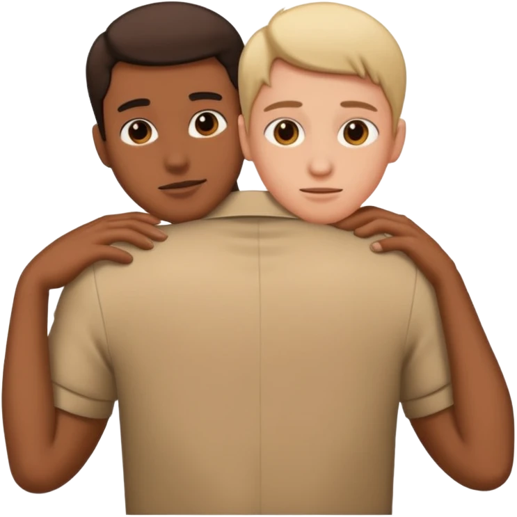 사람을 뒤에서 두 손으로 밀어내는 emoji