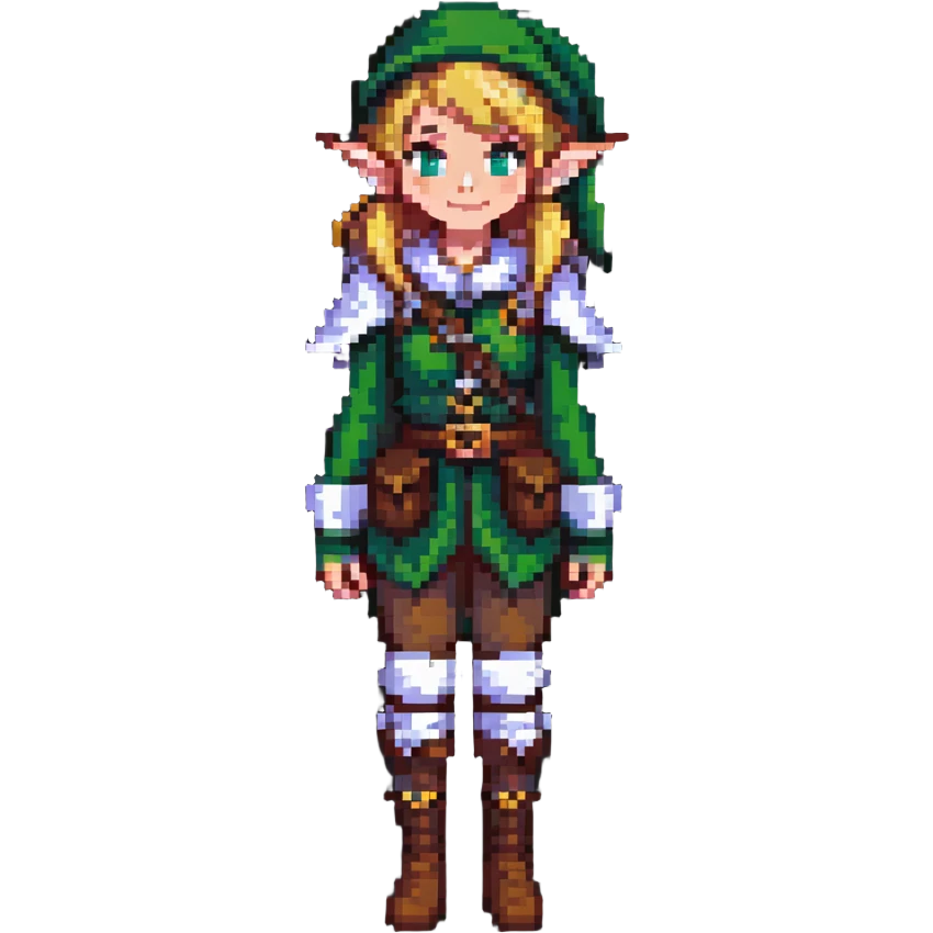 female elf adventurer emoji