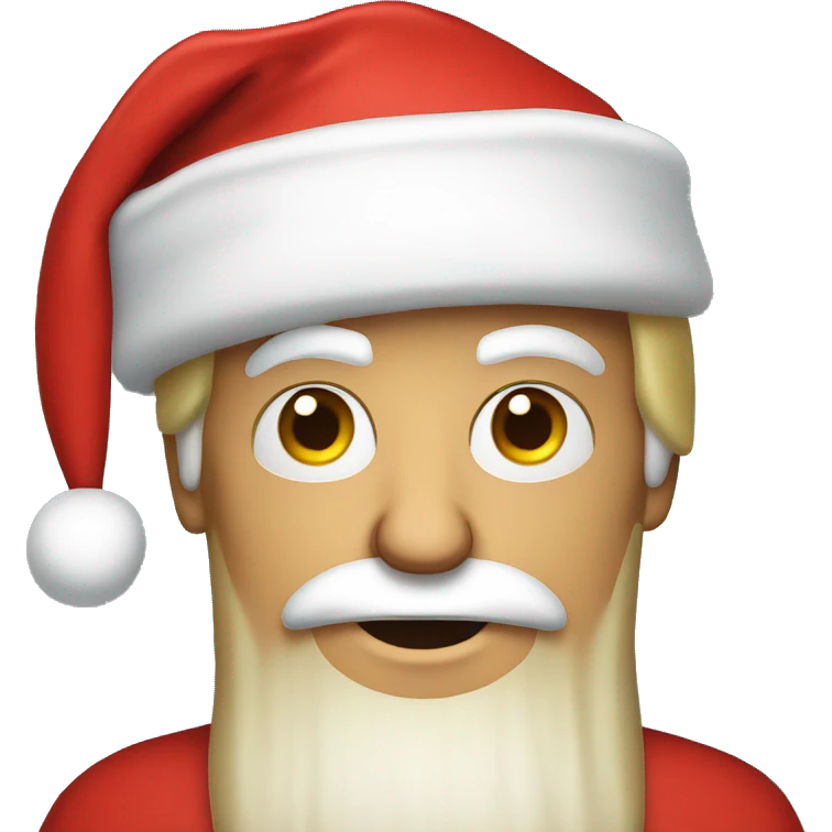 Donald Trump with santa hat emoji