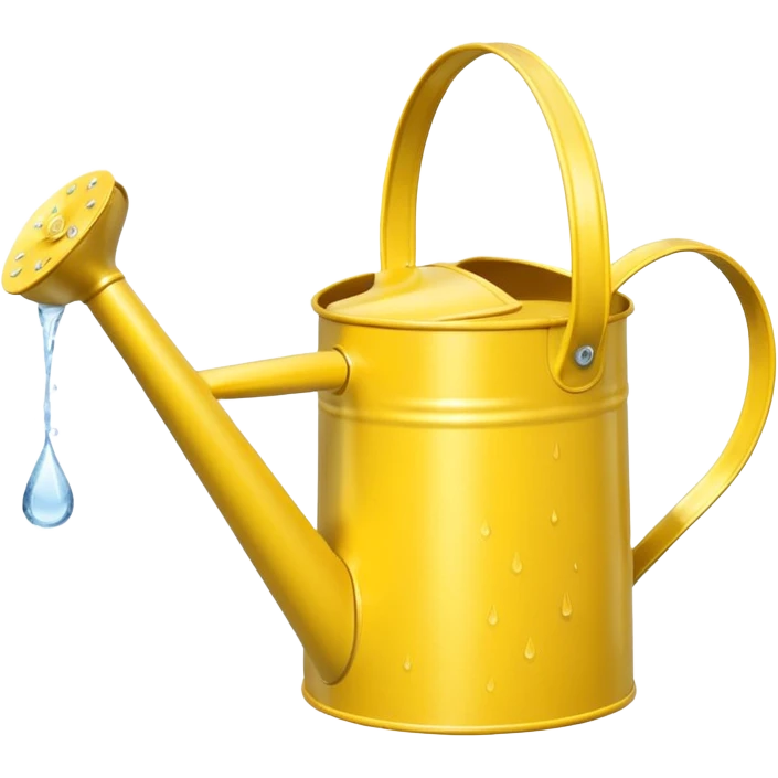 Yellow garden watering can emoji