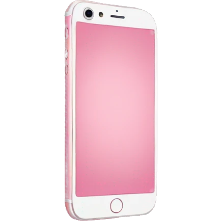 Pink iPhone emoji